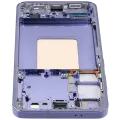 Дисплейний модуль (OLED) з рамкою для Samsung Galaxy S24 5G (US & International Version) (Service Pack) (Cobalt Violet)