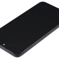 Дисплейний модуль (OLED) з рамкою для Samsung Galaxy S24 5G (US & International Version) (Service Pack) (Onyx Black)