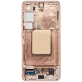 OLED Assembly With Frame For Samsung Galaxy S24 5G (US & International Version) (Service Pack) (Sandstone Orange)