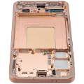 OLED Assembly With Frame For Samsung Galaxy S24 5G (US & International Version) (Service Pack) (Sandstone Orange)