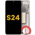 OLED Assembly With Frame For Samsung Galaxy S24 5G (US & International Version) (Refurbished) (Amber Yellow)