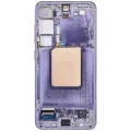 OLED Assembly With Frame For Samsung Galaxy S24 5G (US & International Version) (Refurbished) (Cobalt Violet)