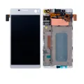 LCD Assembly With Frame For Sony Xperia C4 (E5303: E5306: E5333: E5343: E5353: E5363) (Refurbished) (White)