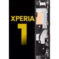 LCD Assembly With Frame For Sony Xperia 1 (Refurbished) (Black)