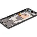 LCD Assembly With Frame For Sony Xperia 1 (Refurbished) (Black)