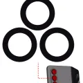 Back Camera Lens (Glass Only) With Adhesive For Samsung Galaxy Z Fold 4 (F936) (10 Pack)