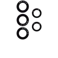 Back Camera Lens (Glass Only) With Adhesive For Samsung Galaxy A73 5G (A736 / 2022) (5 Piece Set) (10 Pack)
