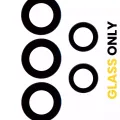 Back Camera Lens (Glass Only) With Adhesive For Samsung Galaxy A73 (A735 / 2022) (5 Piece Set) (10 Pack)