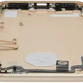 Back Housing W/ Small Components Pre-Installed For iPhone 7 (Used OEM Pull: Grade A) (Gold)