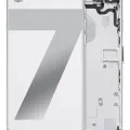 Заднє скло для iPhone 7 (Used OEM Pull: Grade A) (сріблястий)