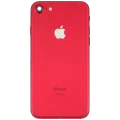Back Housing W/ Small Components Pre-Installed For iPhone 7 (Used OEM Pull: Grade A) (Red)