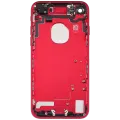Back Housing W/ Small Components Pre-Installed For iPhone 7 (Used OEM Pull: Grade A) (Red)