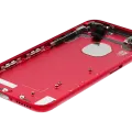 Back Housing W/ Small Components Pre-Installed For iPhone 7 (Used OEM Pull: Grade A) (Red)
