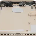 Back Housing W/ Small Components Pre-Installed For iPhone 7 Plus (Used OEM Pull: Grade A) (Gold)