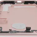 Back Housing W/ Small Components Pre-Installed For iPhone 7 Plus (Used OEM Pull: Grade A) (Rose Gold)
