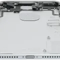 Back Housing W/ Small Components Pre-Installed For iPhone 7 Plus (Used OEM Pull: Grade A) (Silver)