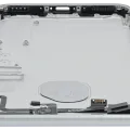 Back Housing W/ Small Components Pre-Installed For iPhone 7 Plus (Used OEM Pull: Grade A) (Silver)