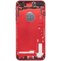 Back Housing W/ Small Components Pre-Installed For iPhone 7 Plus (Used OEM Pull: Grade A) (Red)