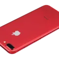 Back Housing W/ Small Components Pre-Installed For iPhone 7 Plus (Used OEM Pull: Grade A) (Red)