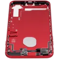 Back Housing W/ Small Components Pre-Installed For iPhone 7 Plus (Used OEM Pull: Grade A) (Red)