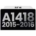 Complete LCD Display Assembly For iMac 21.5" 4K A1418 (2015-2016) (LM215UH1 SDA1) (Used OEM Pull: Grade A)