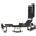 Charging Port Flex Cable Compatible For iPhone 16e / 17e (Premium) (Black)