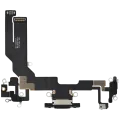 Charging Port Flex Cable Compatible For iPhone 16e / 17e (Premium) (Black)