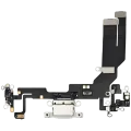 Charging Port Flex Cable Compatible For iPhone 16e / 17e (Premium) (White)