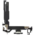 Charging Port Flex Cable For iPhone 16 (Aftermarket Plus) (Black)