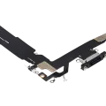 Charging Port Flex Cable For iPhone 16 (Aftermarket Plus) (Black)