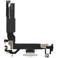 Charging Port Flex Cable For iPhone 16 (Aftermarket Plus) (White)