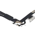Charging Port Flex Cable For iPhone 16 (Aftermarket Plus) (White)