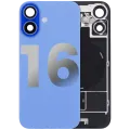Заднє скло з магнітом MagSafe, NFC і шлейфом спалаху для iPhone 16 (Used OEM Pull: Grade B) (Ultramarine)