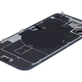 Back Glass w/ MagSafe Magnet & NFC & Flashlight Flex For iPhone 16 Plus (Used OEM Pull: Grade B) (Black)