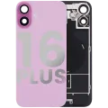 Заднє скло з магнітом MagSafe, NFC і шлейфом спалаху для iPhone 16 Plus (Used OEM Pull: Grade B) (рожевий)