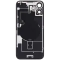 Заднє скло з магнітом MagSafe, NFC і шлейфом спалаху для iPhone 16 Plus (Used OEM Pull: Grade B) (рожевий)