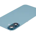 Заднє скло з магнітом MagSafe, NFC і шлейфом спалаху для iPhone 16 Plus (Used OEM Pull: Grade B) (Teal)
