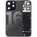 Заднє скло з магнітом MagSafe, NFC і шлейфом спалаху для iPhone 16 Pro (Used OEM Pull: Grade B) (Black Titanium)