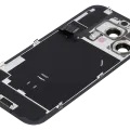 Заднє скло з магнітом MagSafe, NFC і шлейфом спалаху для iPhone 16 Pro (Used OEM Pull: Grade B) (Black Titanium)