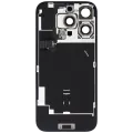 Заднє скло з магнітом MagSafe, NFC і шлейфом спалаху для iPhone 16 Pro (Used OEM Pull: Grade B) (White Titanium)