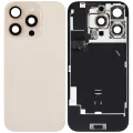 Заднє скло з магнітом MagSafe, NFC і шлейфом спалаху для iPhone 16 Pro (Used OEM Pull: Grade B) (Desert Titanium)