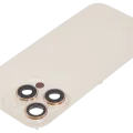 Заднє скло з магнітом MagSafe, NFC і шлейфом спалаху для iPhone 16 Pro (Used OEM Pull: Grade B) (Desert Titanium)
