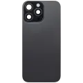 Заднє скло з магнітом MagSafe, NFC і шлейфом спалаху для iPhone 16 Pro Max (Used OEM Pull: Grade B) (Black Titanium)