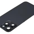 Заднє скло з магнітом MagSafe, NFC і шлейфом спалаху для iPhone 16 Pro Max (Used OEM Pull: Grade B) (Black Titanium)