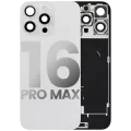 Заднє скло з магнітом MagSafe, NFC і шлейфом спалаху для iPhone 16 Pro Max (Used OEM Pull: Grade B) (White Titanium)