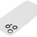 Заднє скло з магнітом MagSafe, NFC і шлейфом спалаху для iPhone 16 Pro Max (Used OEM Pull: Grade B) (White Titanium)