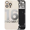 Заднє скло з магнітом MagSafe, NFC і шлейфом спалаху для iPhone 16 Pro Max (Used OEM Pull: Grade B) (Desert Titanium)