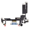 Charging Port Flex Cable For iPhone 14 (Aftermarket Plus) (Blue)