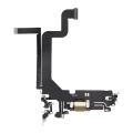 Charging Port Flex Cable For iPhone 14 Pro Max (Aftermarket Plus) (Gold)