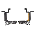 Charging Port Flex Cable For iPhone 14 Pro Max (Aftermarket Plus) (Silver)